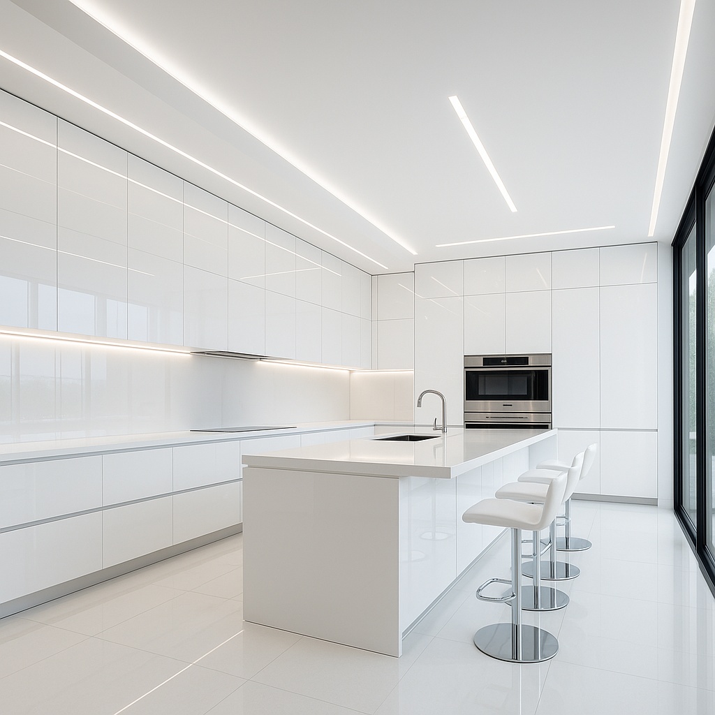 High-Tech White Kitchen